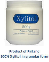 Xylitol tub